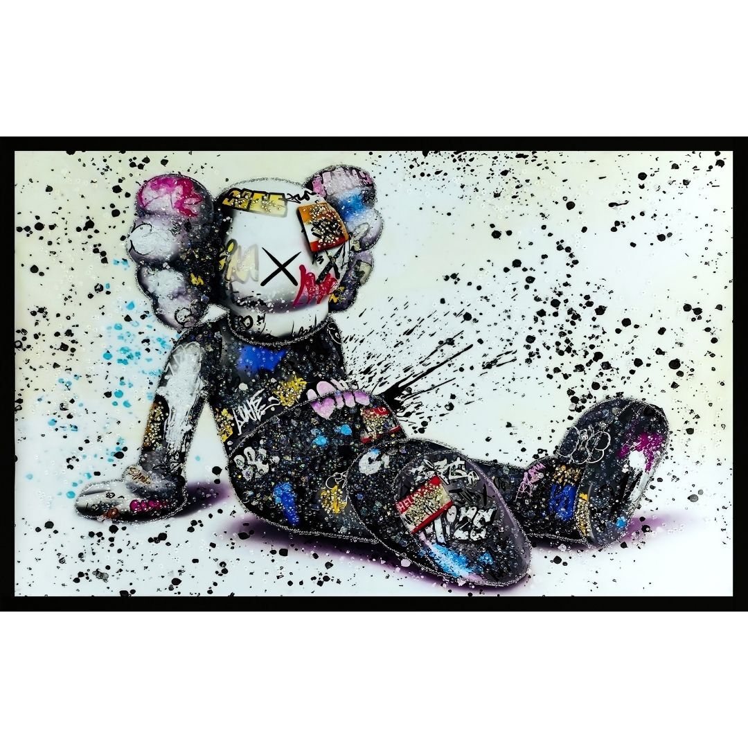 Epoksi Kaws Tablo 75x115cm