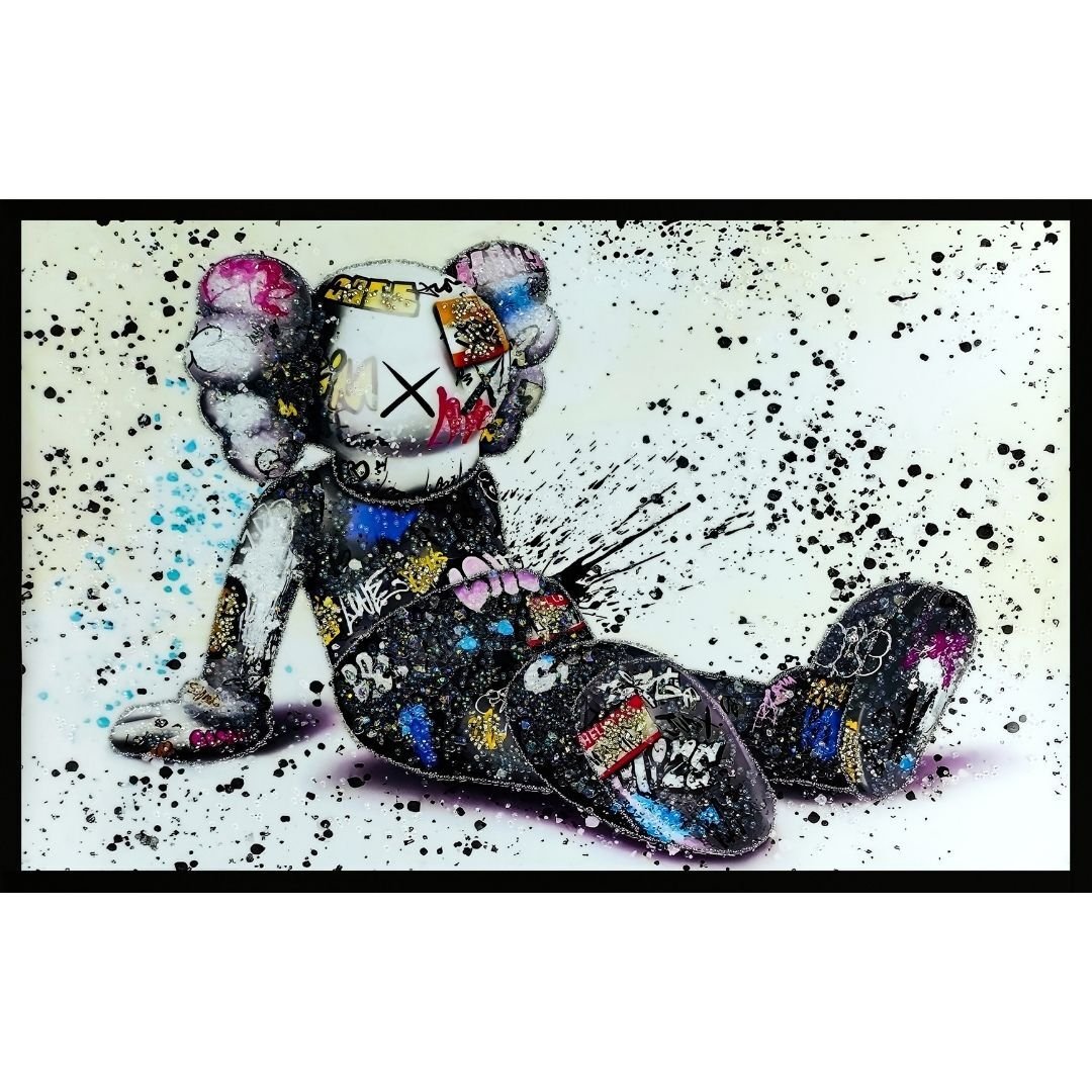 Epoksi Kaws Tablo 75x115cm