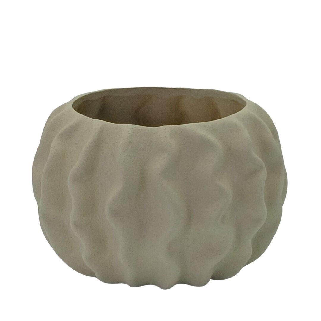 Buruşuk Vazo 14x21cm