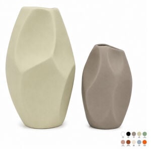 2li Set Soyut Vazo 19x31cm
