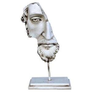 Yarım Yüz Krem Eskitme 25x43cm