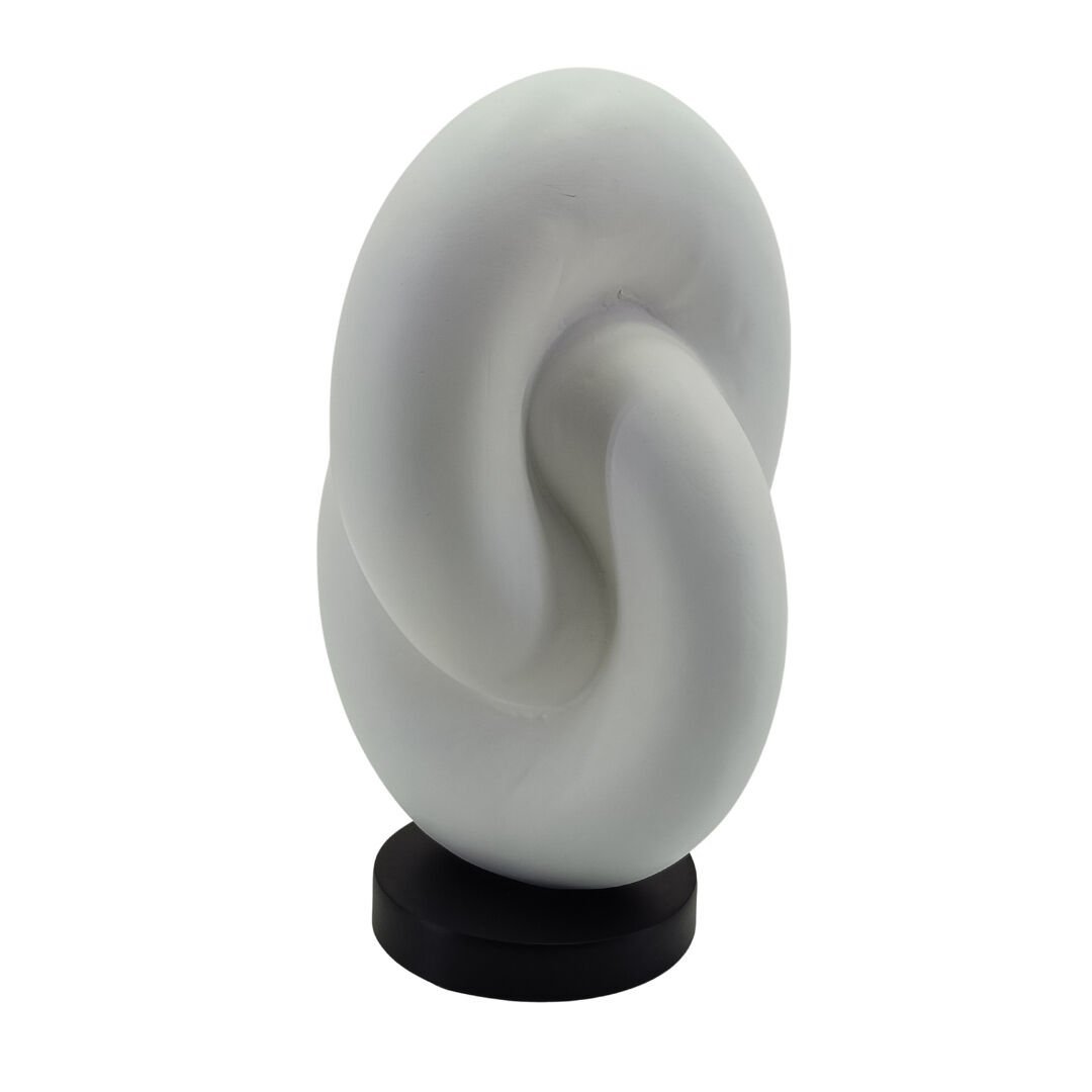 Düğüm Obje Beyaz Büyük 20x36cm