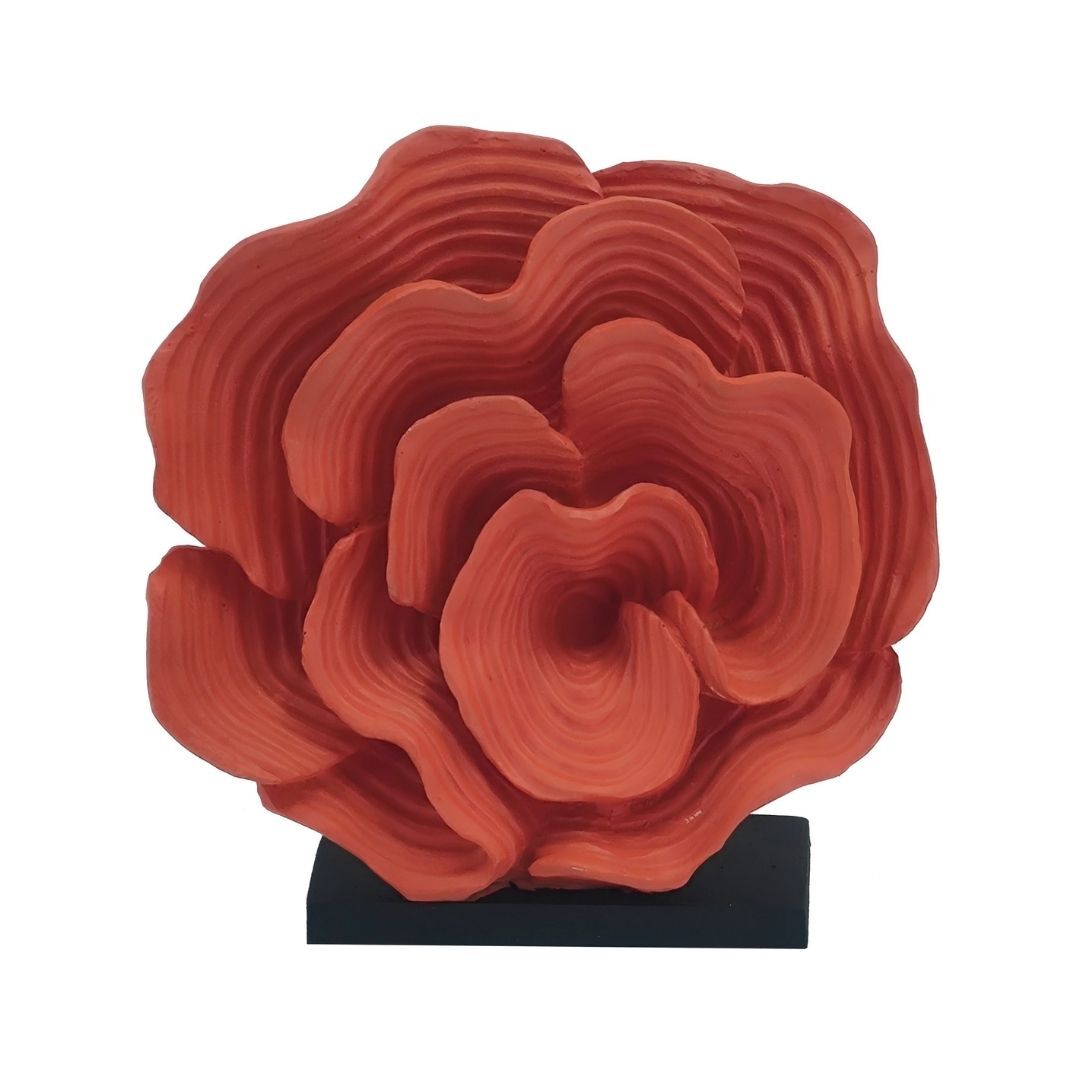 Gül Mercan Kırmızı 16x17cm