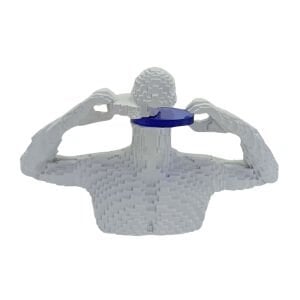 Kademeli  Büst Beyaz 21x37cm