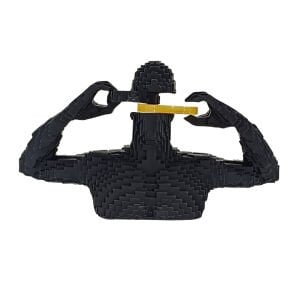 Soyut Büst Siyah 21x35cm