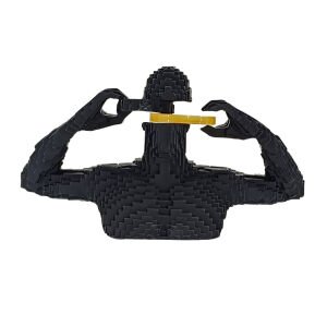 Soyut Büst Siyah 21x35cm