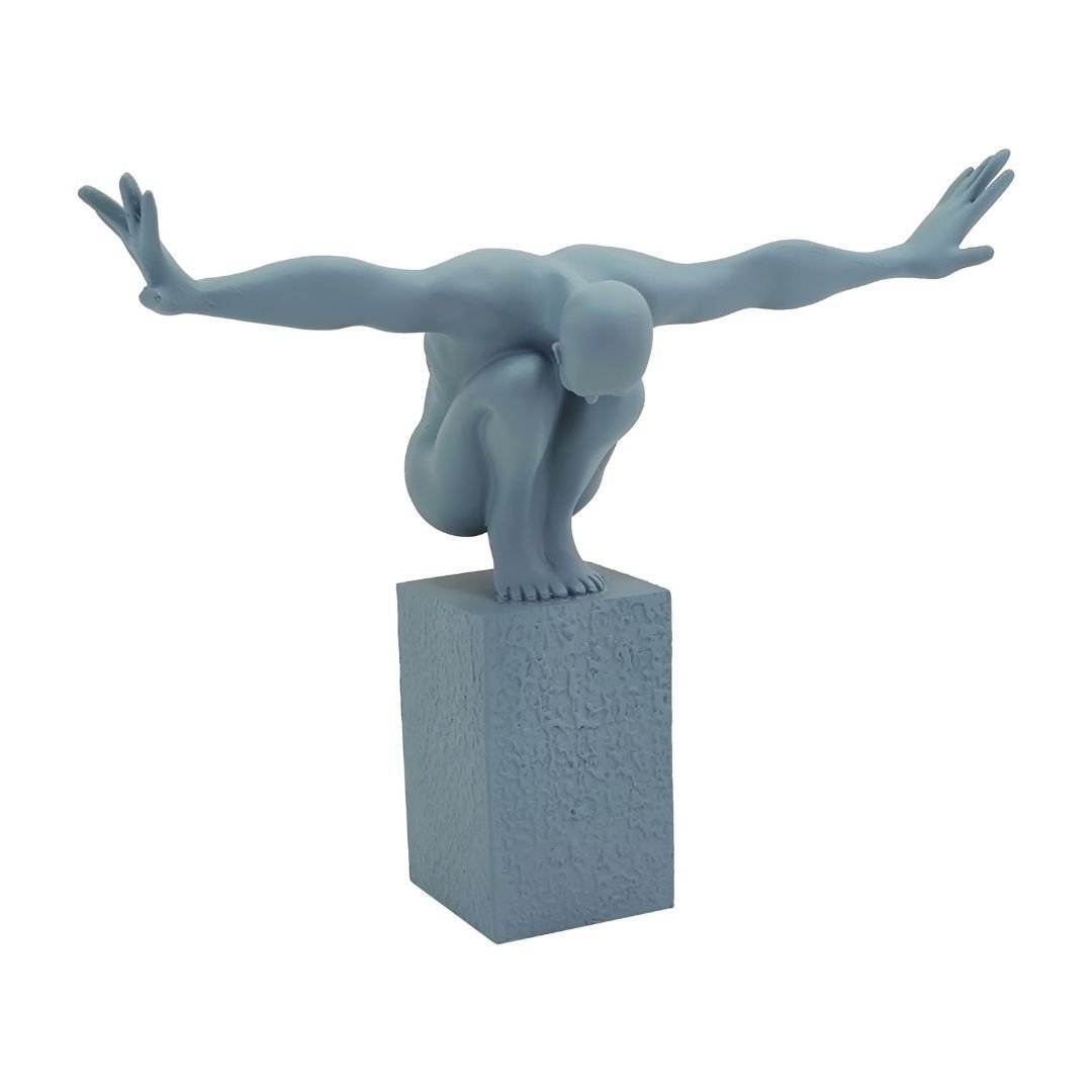 Eller Yanda Yogacı 40x48cm Gri