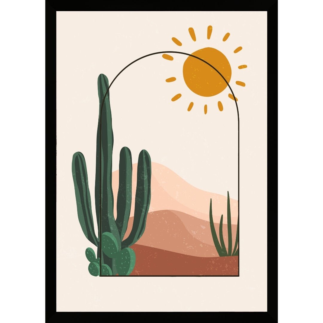 UV Kaktüs Tablo 60x80cm