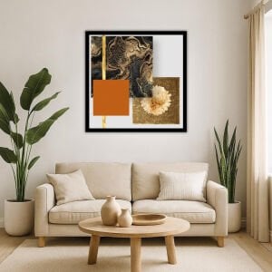 UV Soyut Tablo 85x85cm