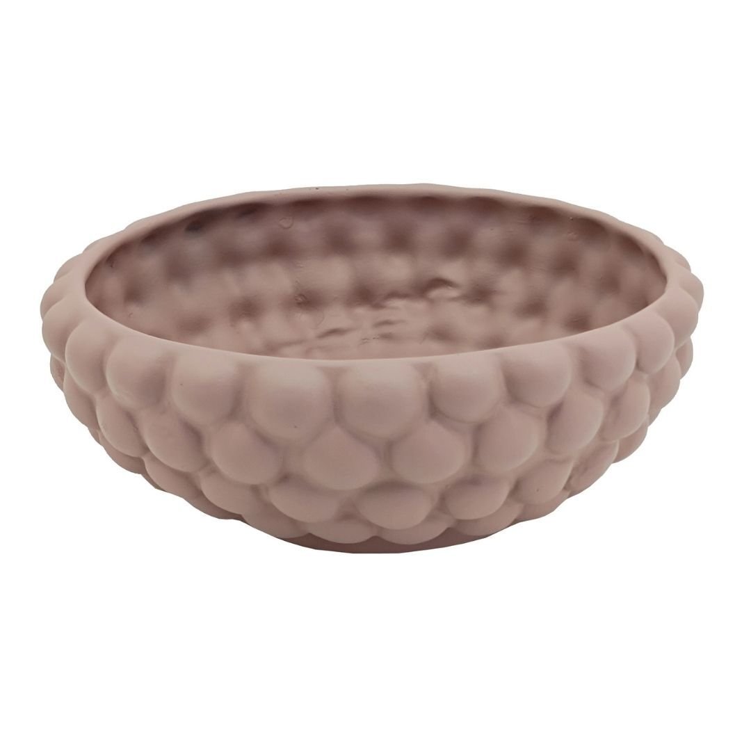 Boncuklu Kase 10x29cm Latte