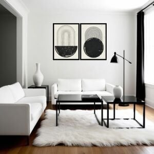 UV 2li Soyut Tablo 80x120cm