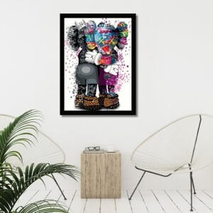 UV Kaws Tablo 75x105cm