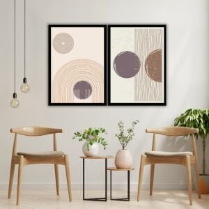 UV 2li Soyut Tablo 80x120cm