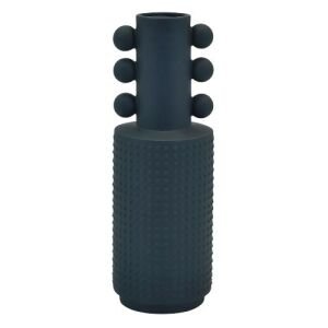 Kaktüs Vazo 13x40cm Siyah