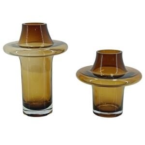 2li Set Renkli Cam Vazo