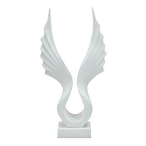 Soyut Kanat 21x42cm Beyaz