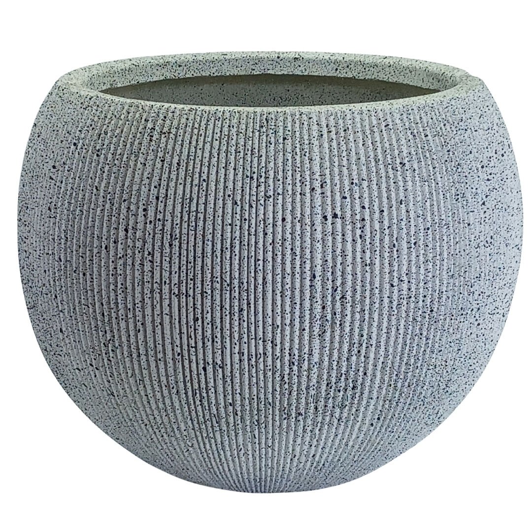 Çizgili Büyük Saksı 50x42cm