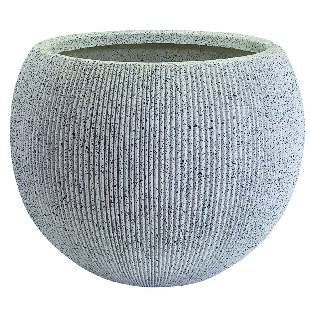 Çizgili Büyük Saksı 50x42cm