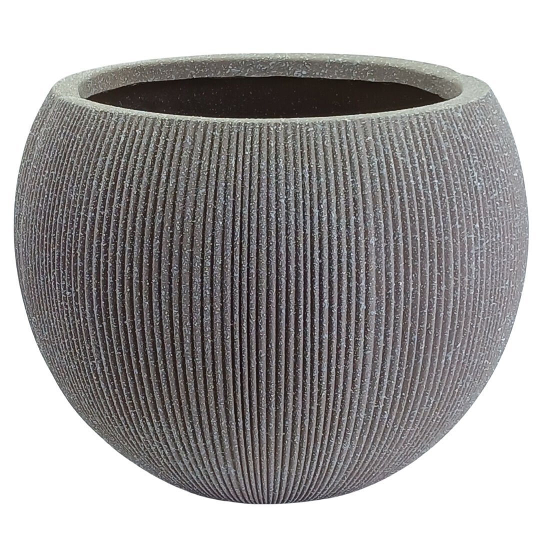 Çizgili Büyük Saksı 50x42cm