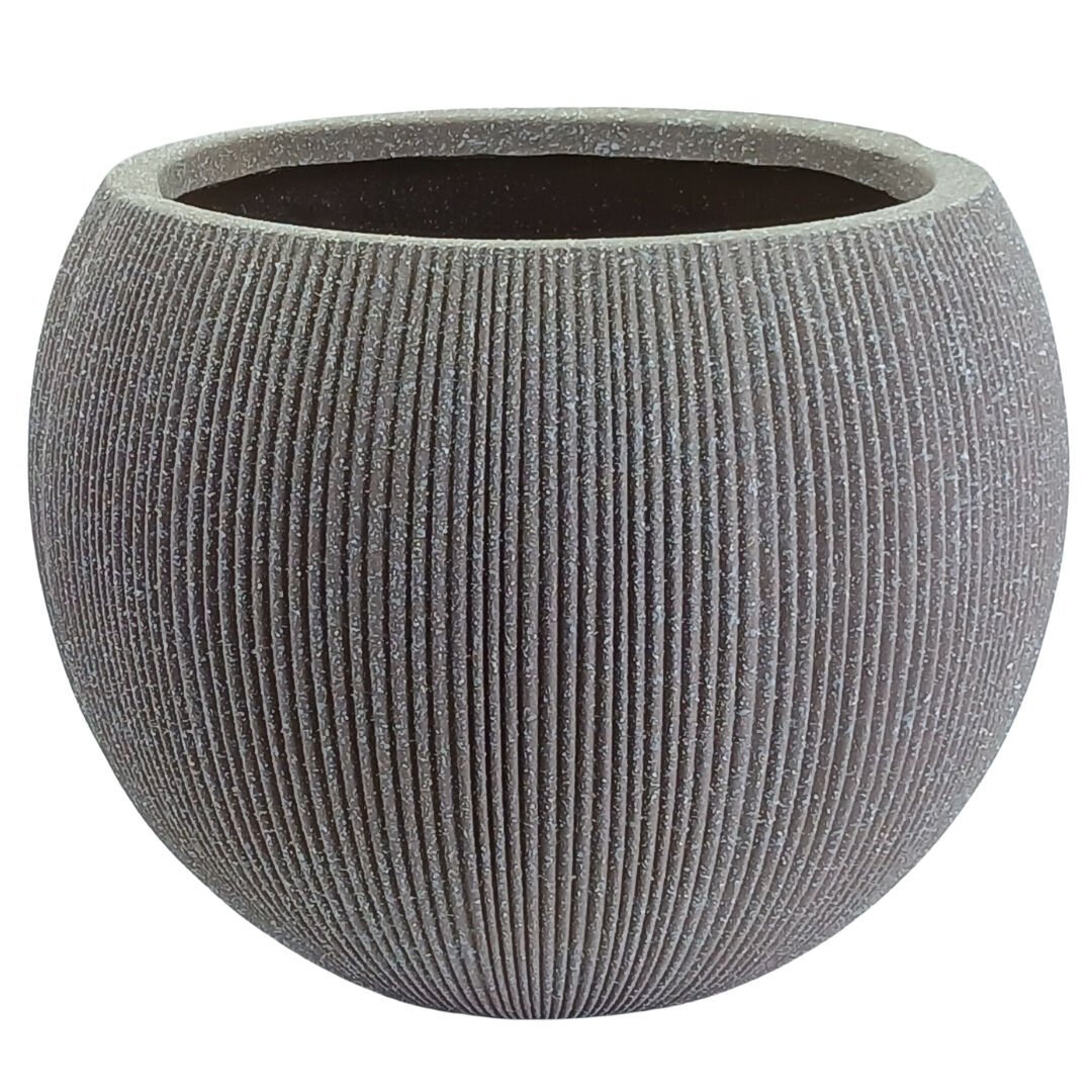 Çizgili Büyük Saksı 50x42cm