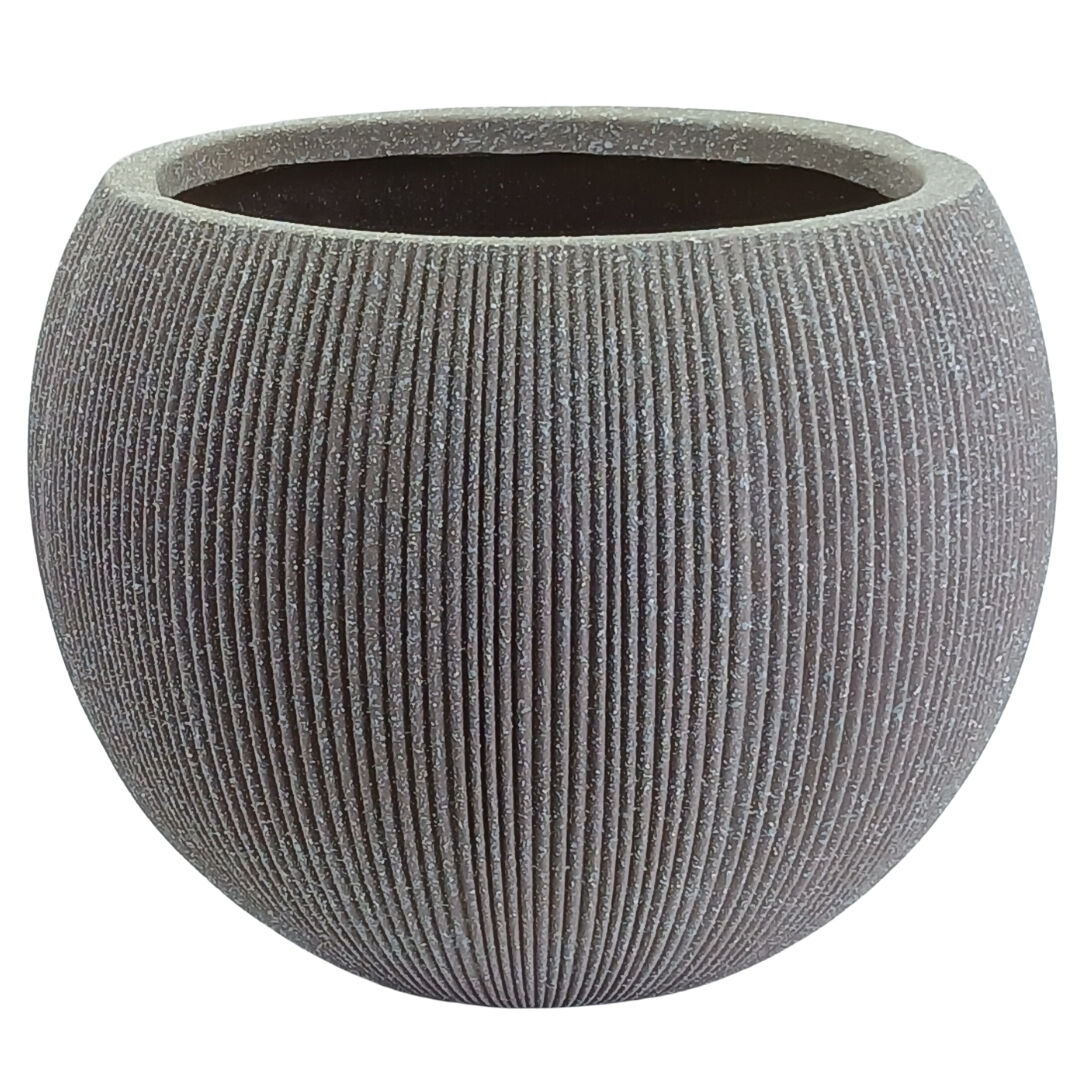 Çizgili Büyük Saksı 50x42cm