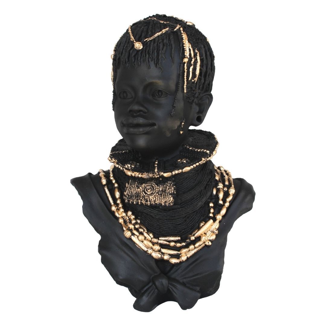 Afrikalı Kadın Büst 23x34cm