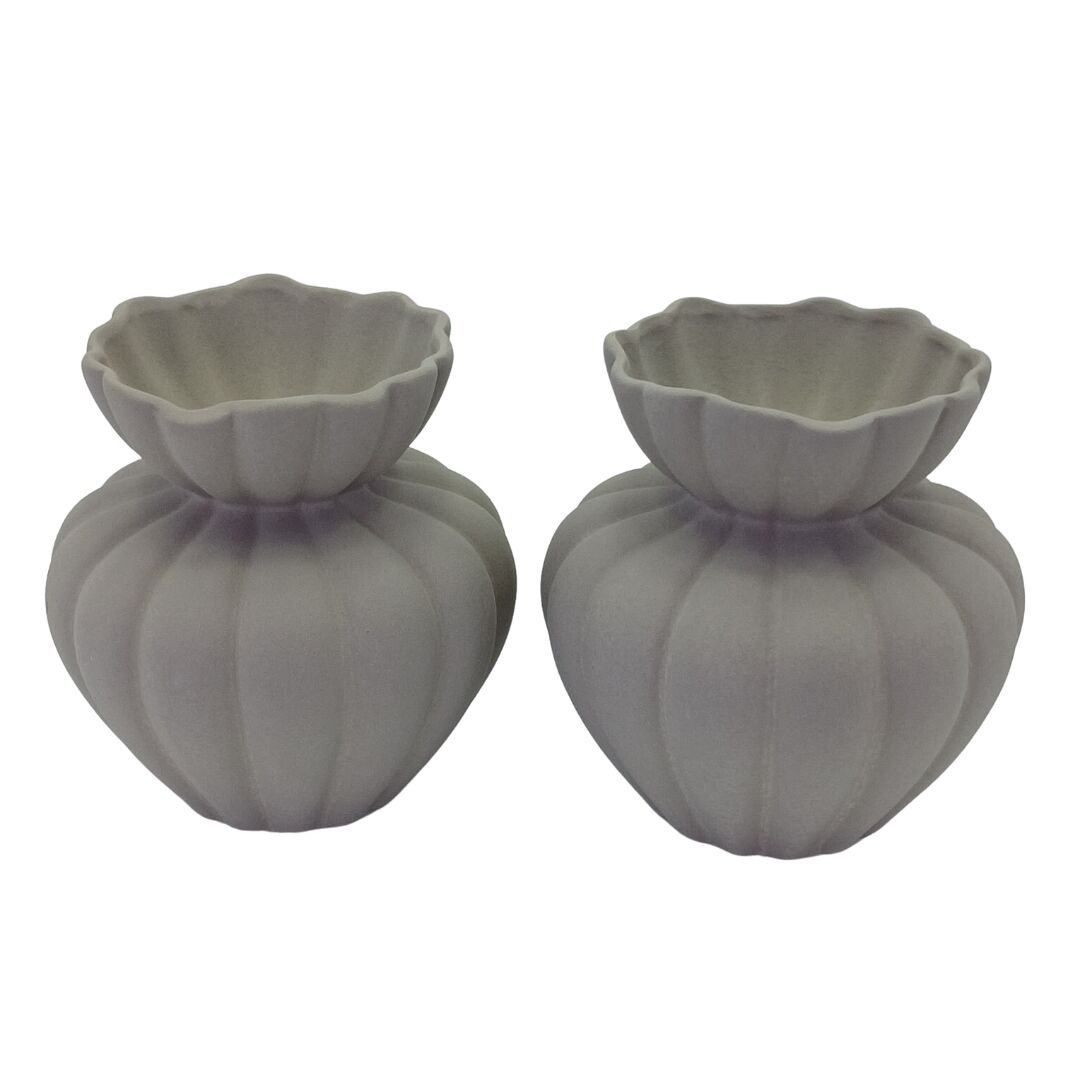 2li Set Seramik Vazo Vizon 17x17cm