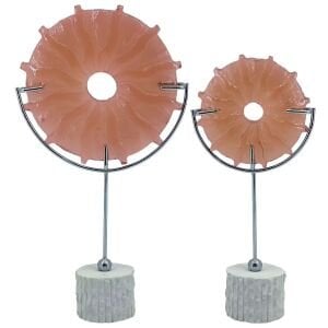 2li Set Epoksi Halka Kırmızı 23x42cm