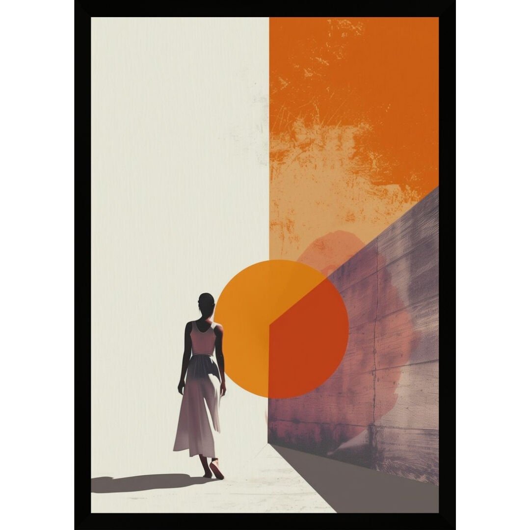 UV Soyut Kadın Tablo 60x80cm