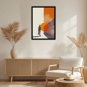 UV Soyut Kadın Tablo 60x80cm