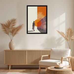 UV Soyut Kadın Tablo 60x80cm