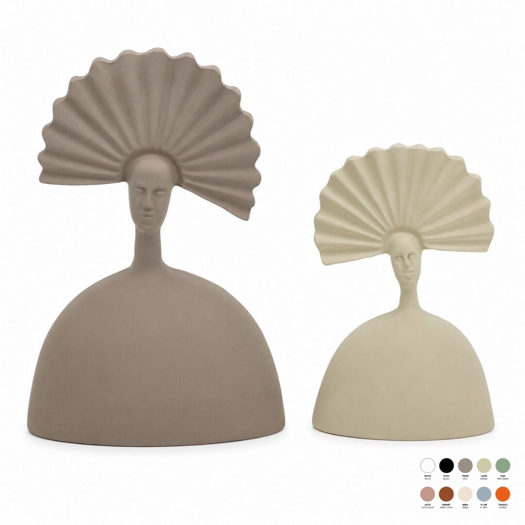 2li Set Yelpaze Vizon Ladin 16x25cm