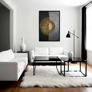 Epoksi Soyut Tablo 85x125cm