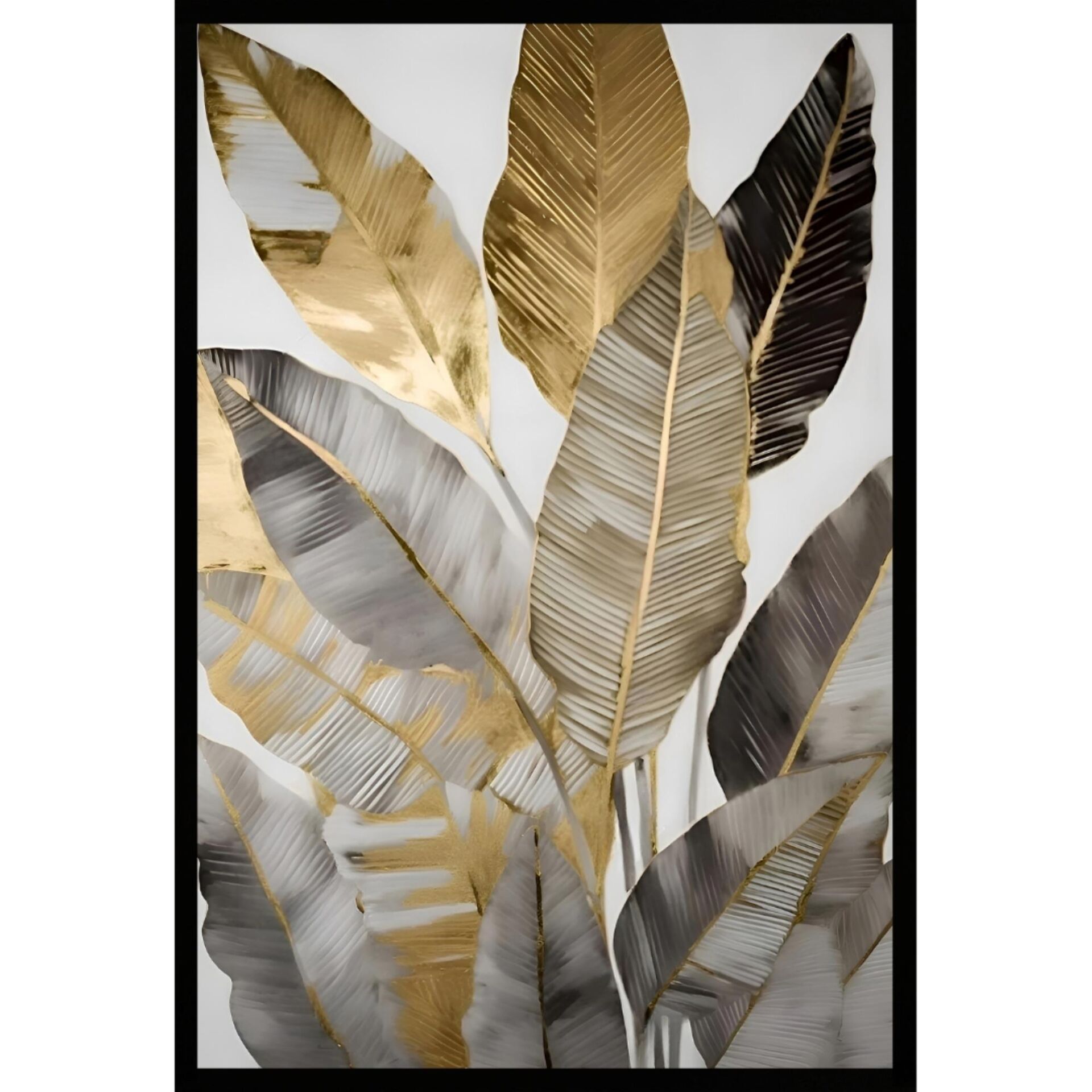 Epoksi Yaprak Tablo 85x125cm