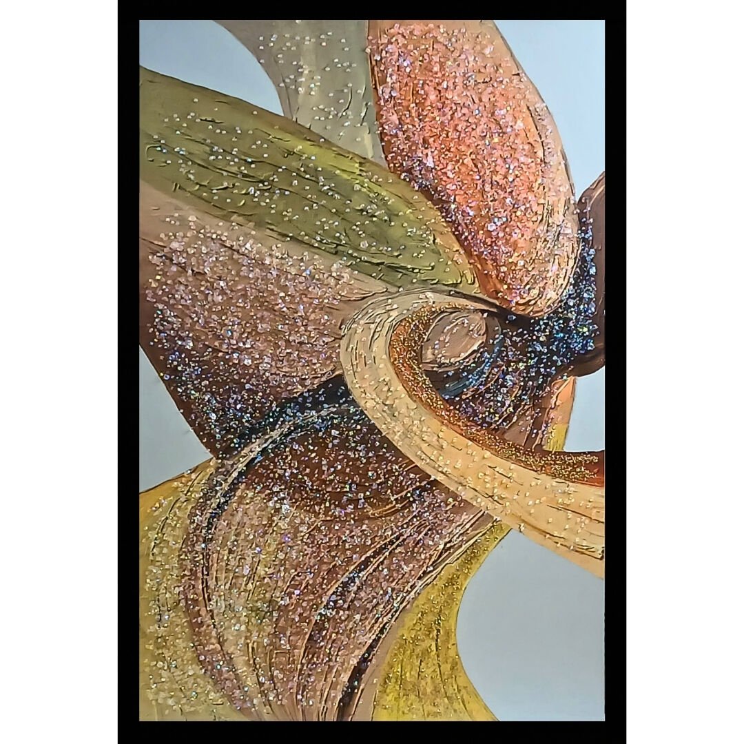 Epoksi Soyut Tablo 85x125cm