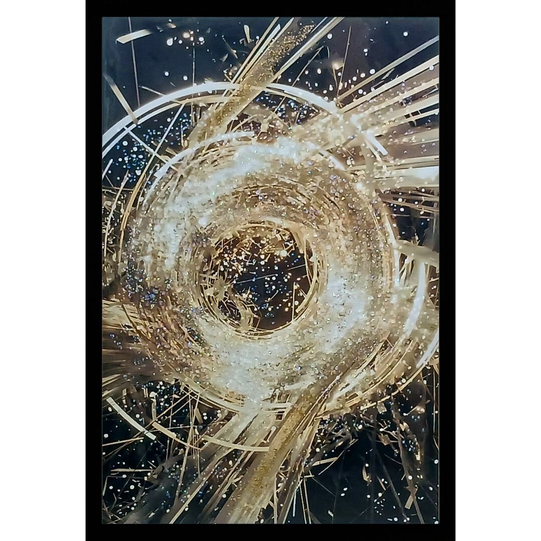 Epoksi Soyut Tablo 85x125cm