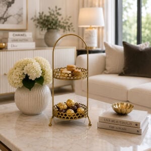 Dekoratif Eskitme Metal Obje 27x61cm