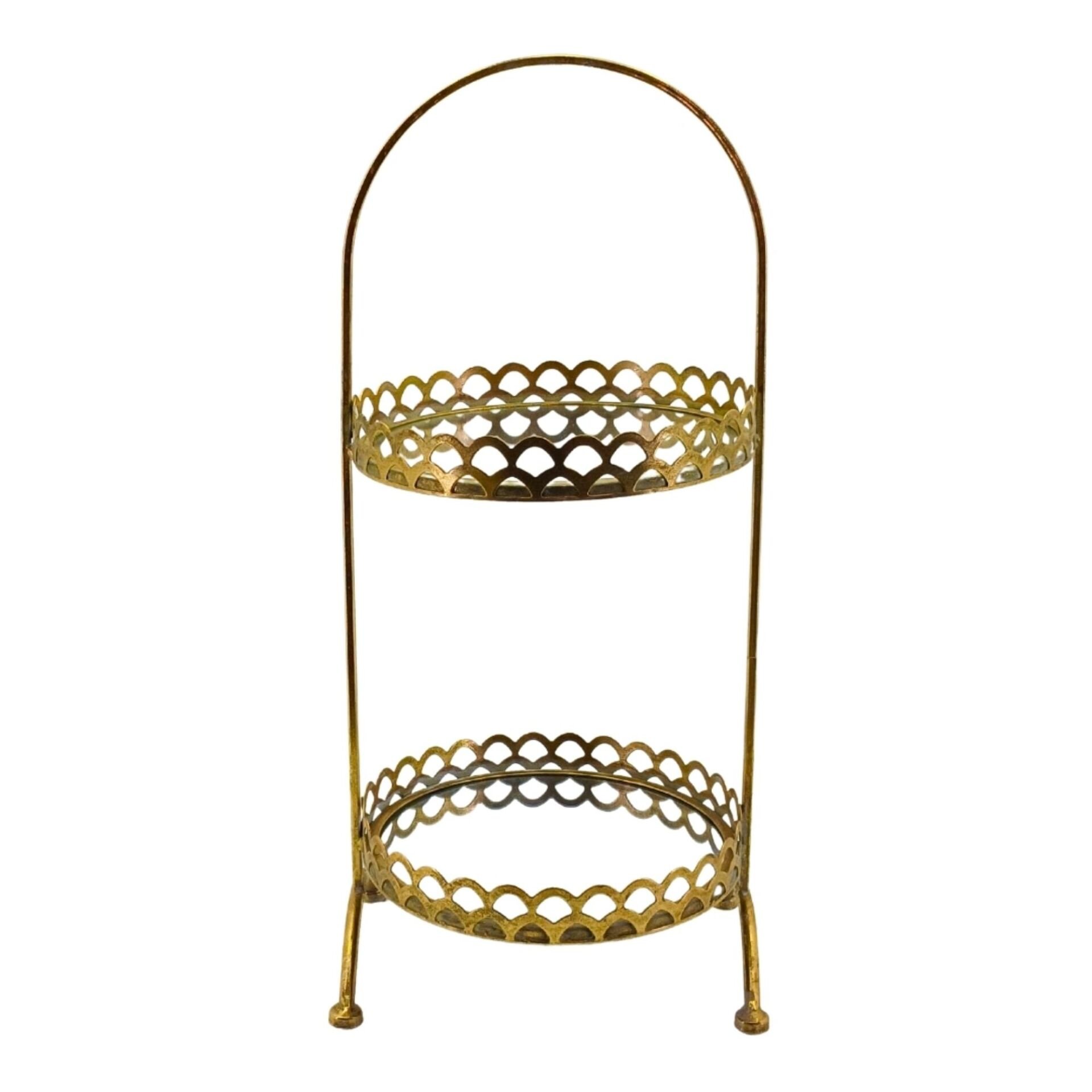 Dekoratif Eskitme Metal Obje 27x61cm