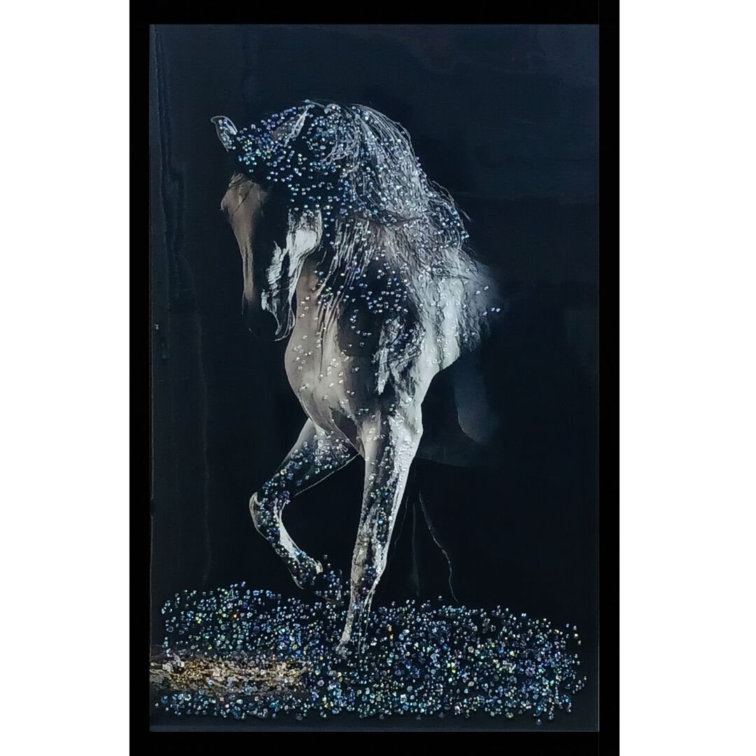 Epoksi At Tablo 75x115cm