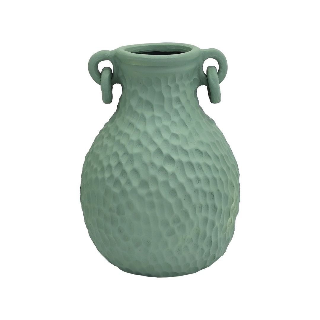 Küpeli Vazo 20x30cm Yeşil