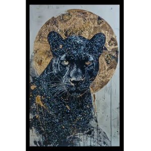 Epoksi Panter Tablo 75x115cm