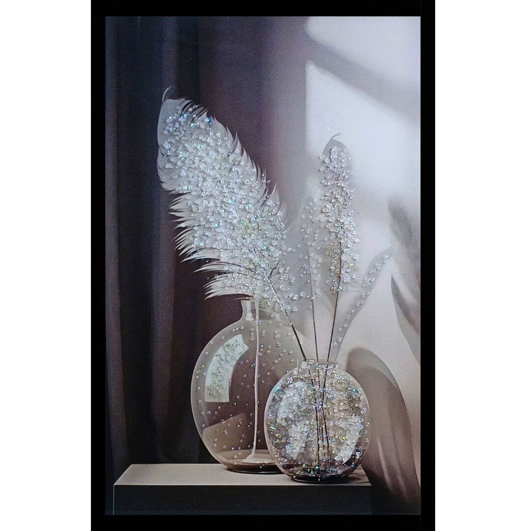 Epoksi Cam Vazo Tablo 75x115cm