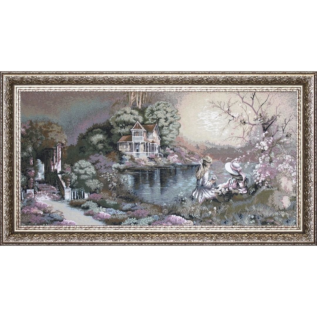 Goblen Göl Evi Tablo 82x142cm