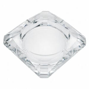 Kristal Kül Tablası Şeffaf 12x12cm
