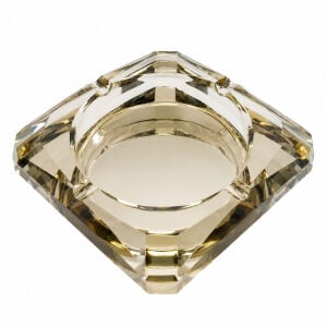 Kristal Kül Tablası Bal 12x12cm