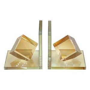 2li Set Kristal Kitap Tutucu 12x24cm