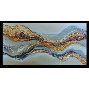 Epoksi Soyut Tablo 75x145cm