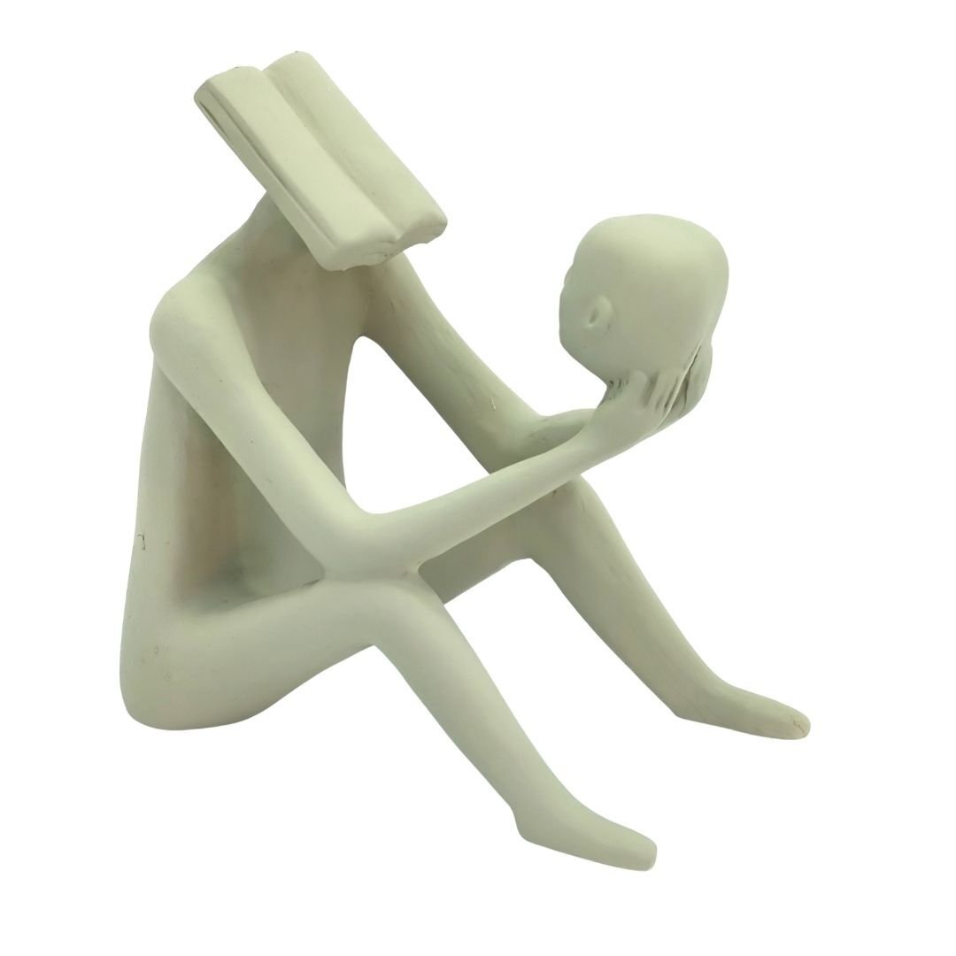 Kitap Okuyan Adam 20x21cm Ladin