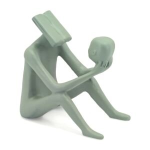 Kitap Okuyan Adam 20x21cm Yeşil