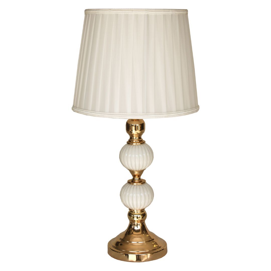 Cam Abajur Beyaz 30x53cm